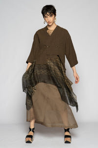 Melange Short Jacket Truffle
