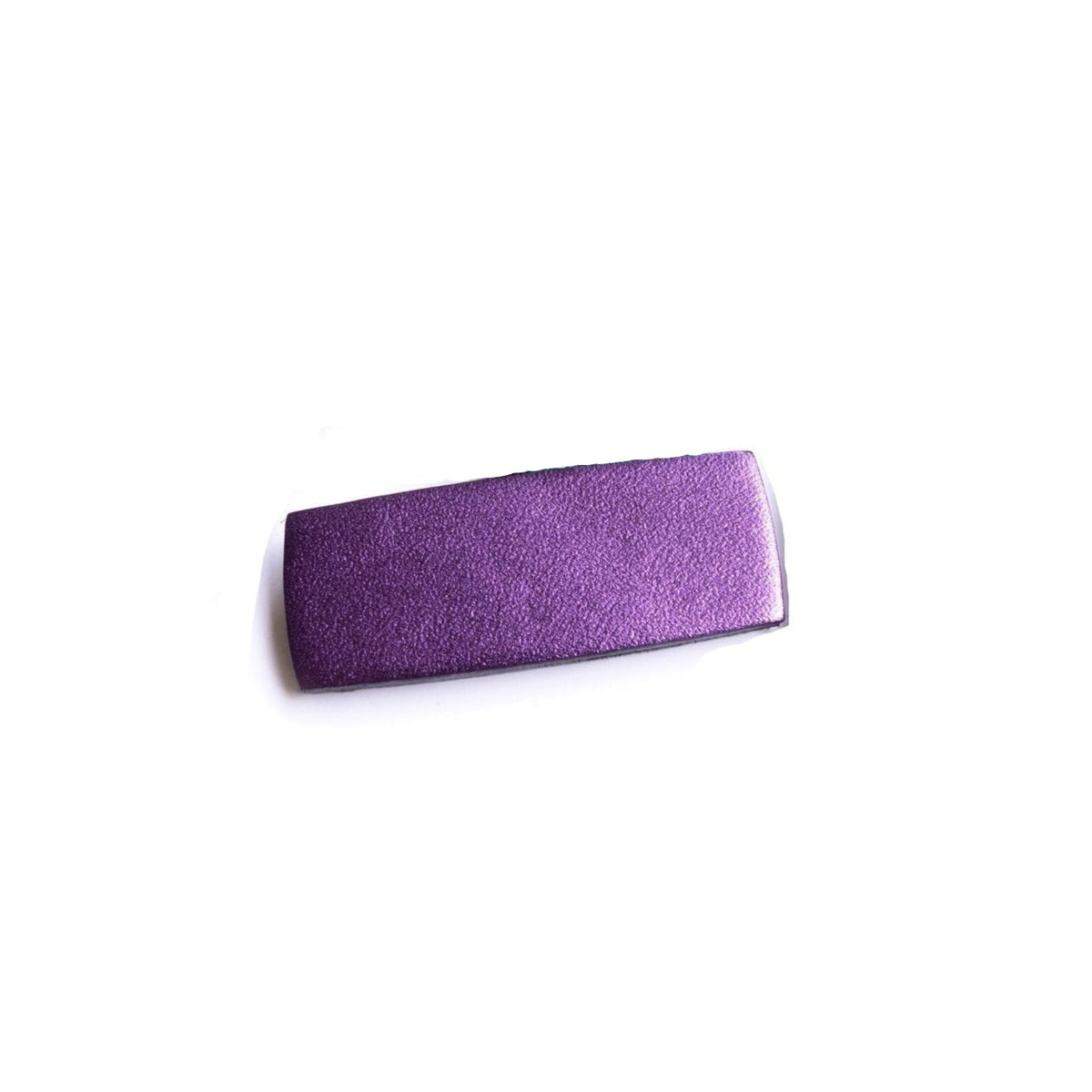 Block Brooch 02 in Metallic Violet