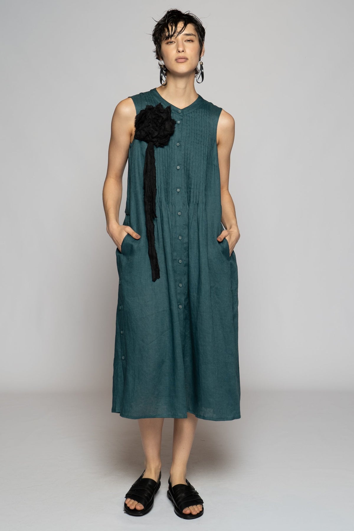 Halo Pin Dress Jade
