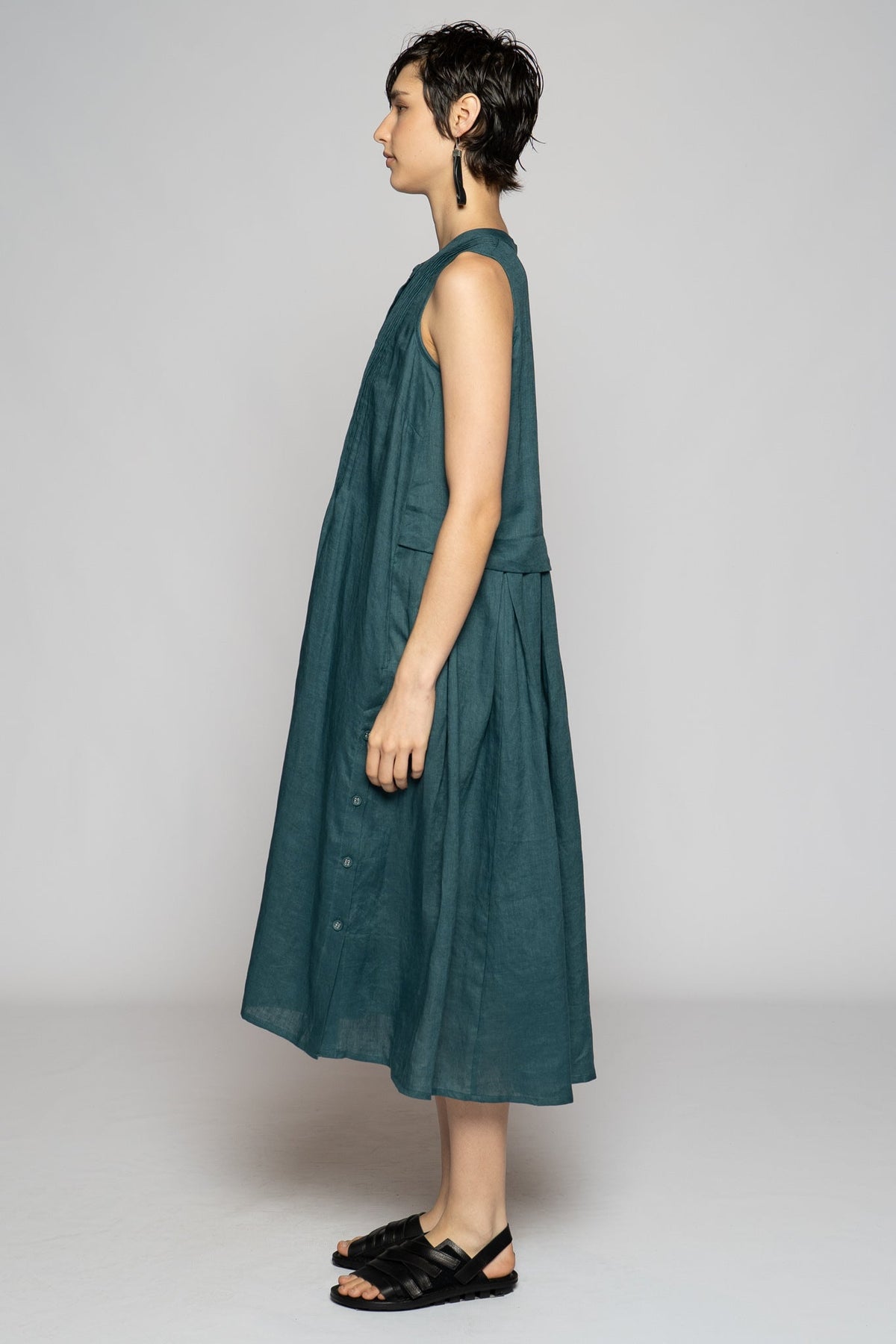 Halo Pin Dress Jade