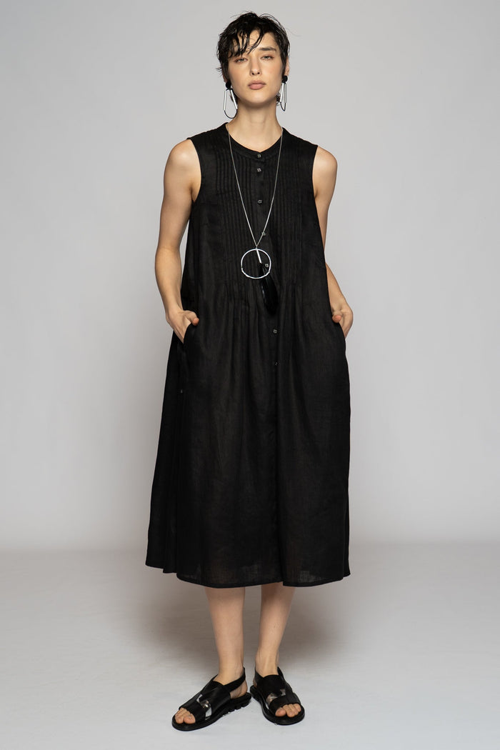 Halo Pin Dress Black
