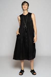 Halo Pin Dress Black