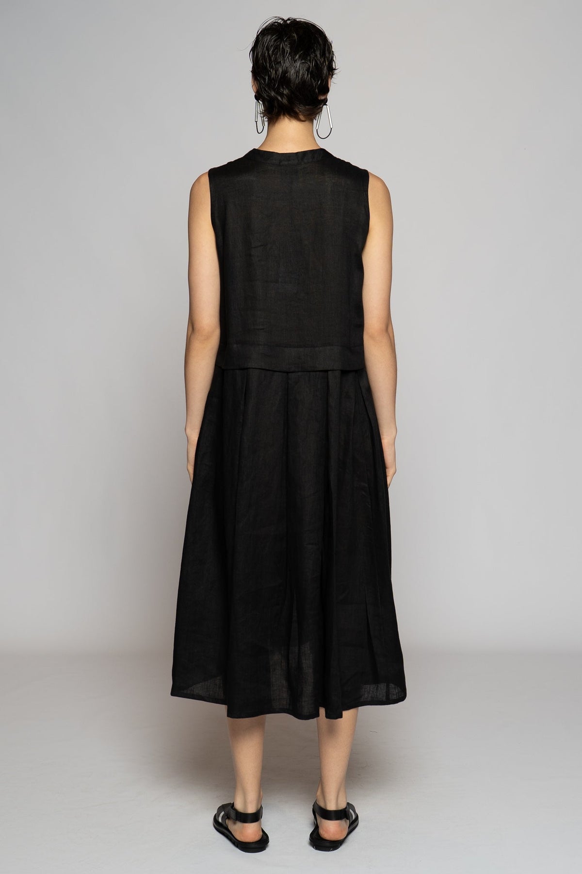 Halo Pin Dress Black