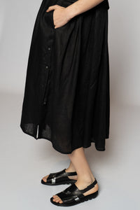 Halo Pin Dress Black