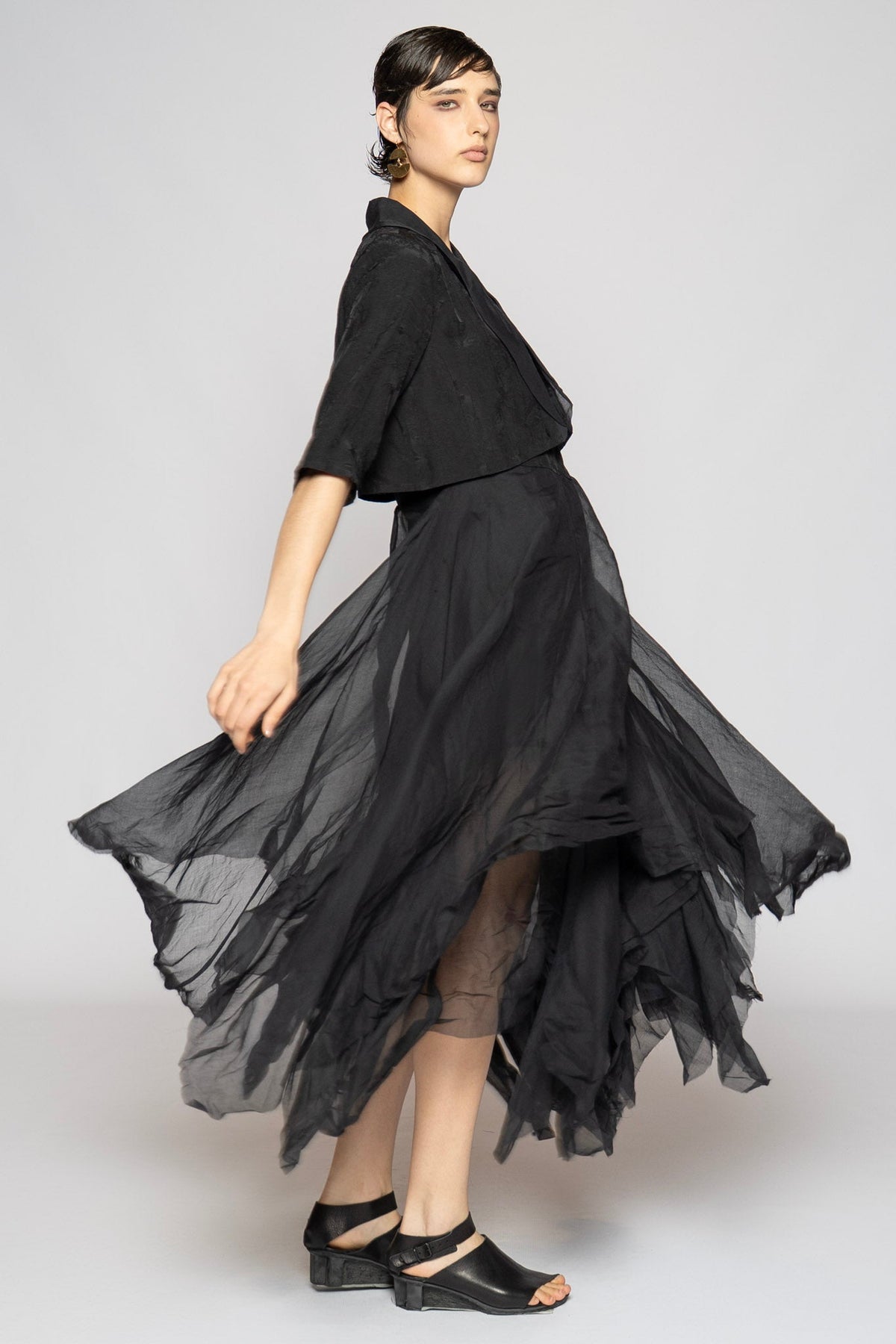 Spike Dress Black