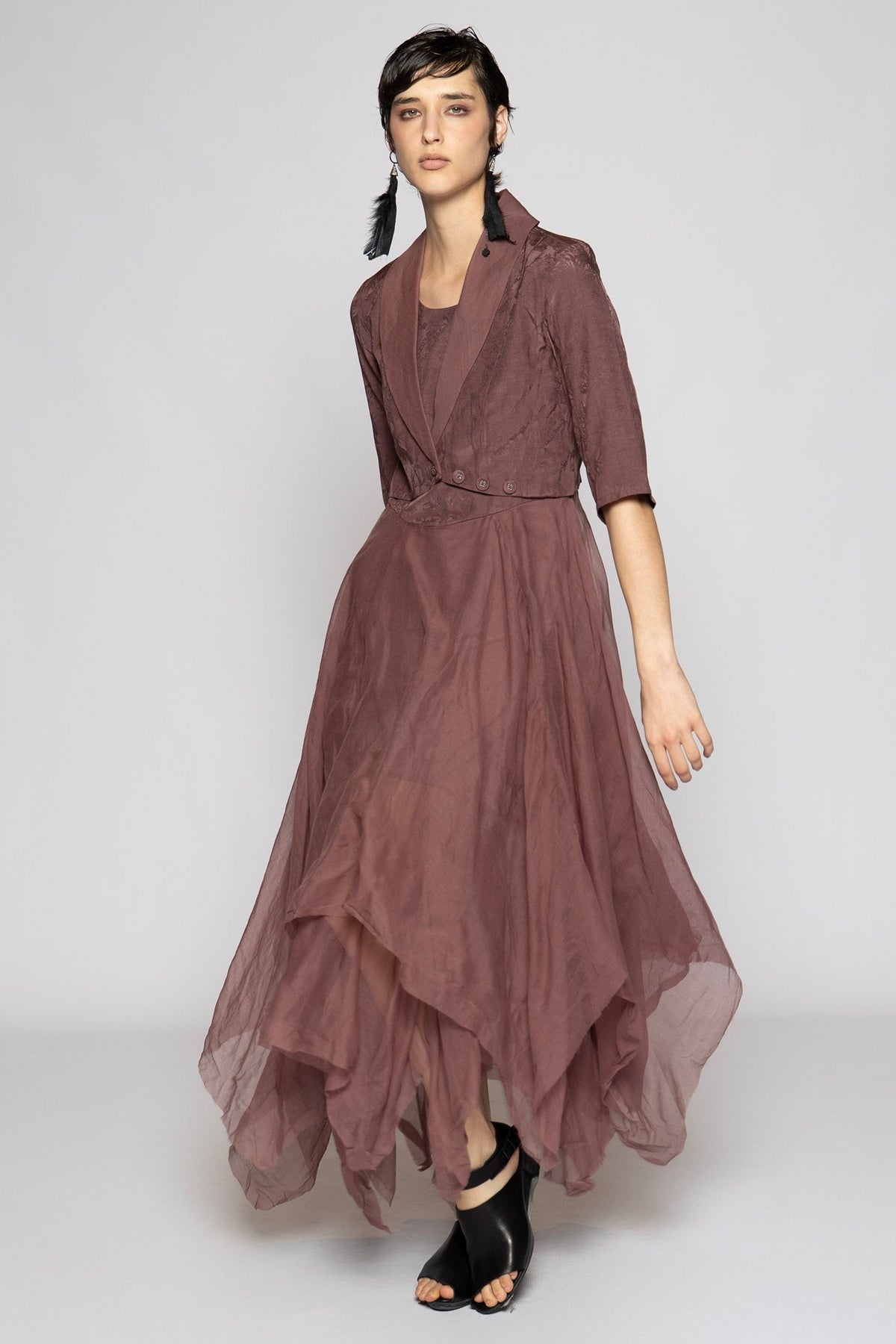 Spike Dress Mauve