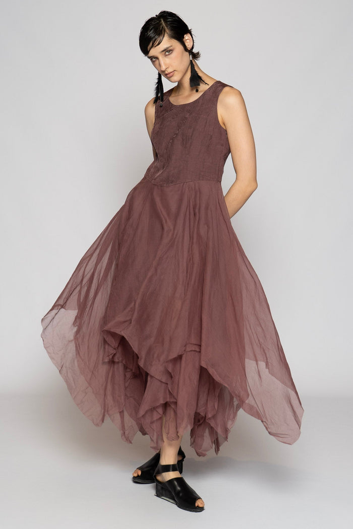 Spike Dress Mauve