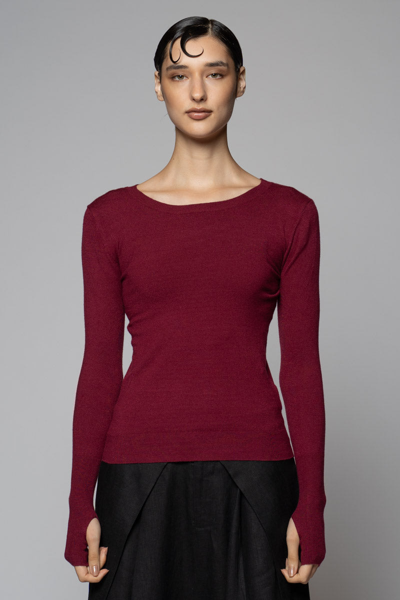 Sayuri Round Neck Pomegranate