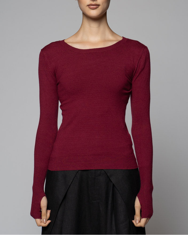Sayuri Round Neck Pomegranate