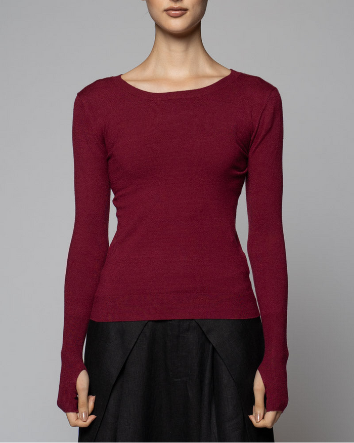Sayuri Round Neck Pomegranate