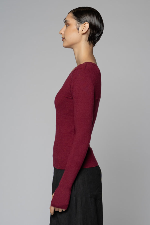 Sayuri Round Neck Pomegranate