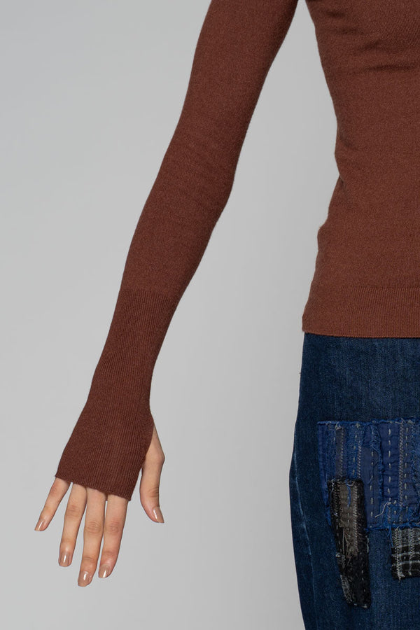 Sayuri High Neck Taupe