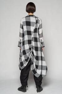 Oki Black Gather Dress