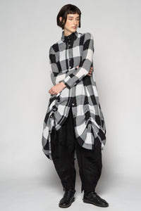 Oki Black Gather Dress