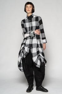 Oki Black Gather Dress