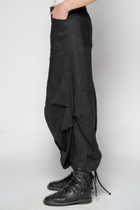 Ouna Tuck Black Pants