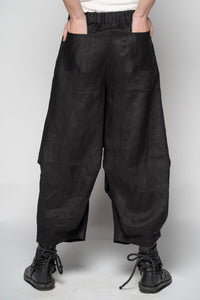 Ouna Tuck Black Pants