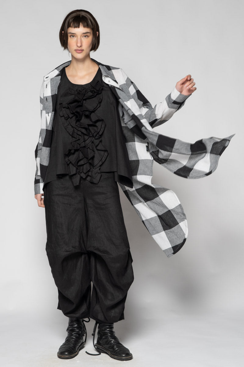 Ouna Tuck Black Pants