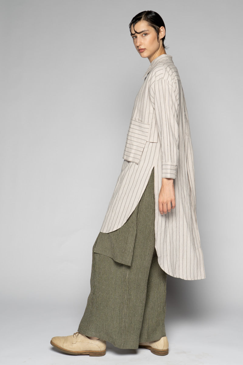 Komichi Natural Long Shirt