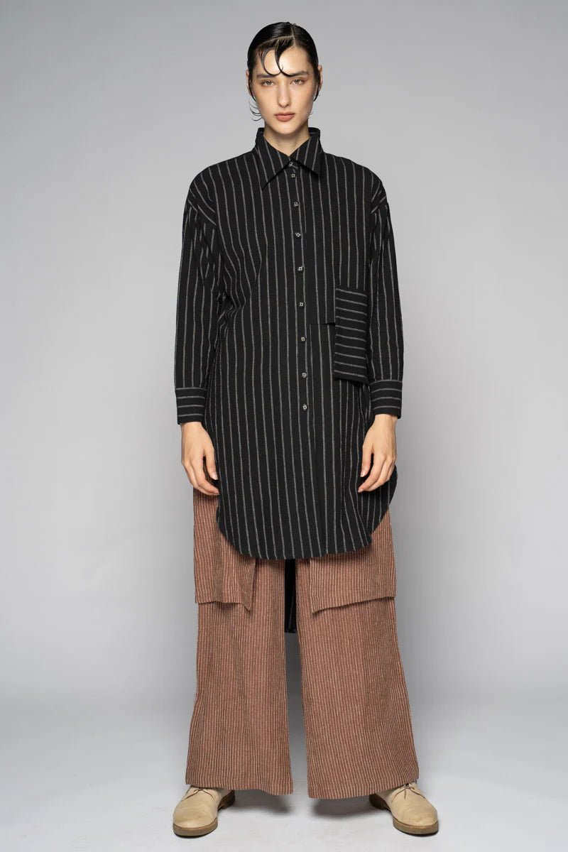 Komichi Black Long Shirt