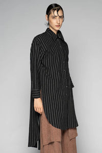 Komichi Black Long Shirt
