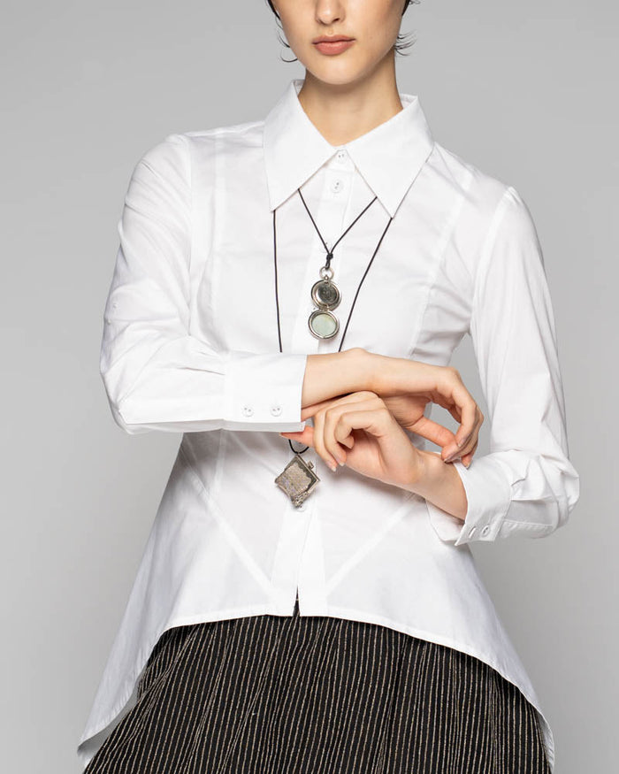 Sabiro White Long Shirt