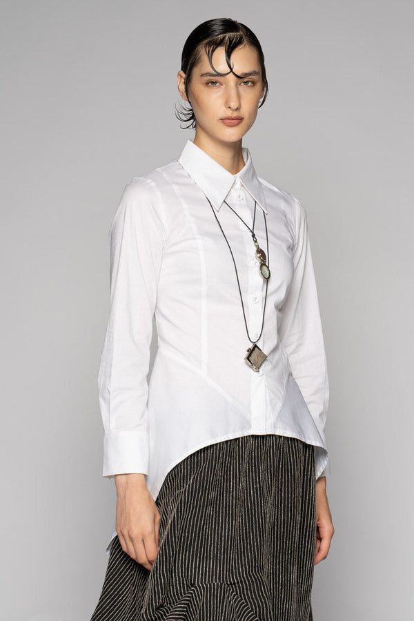 Sabiro White Long Shirt