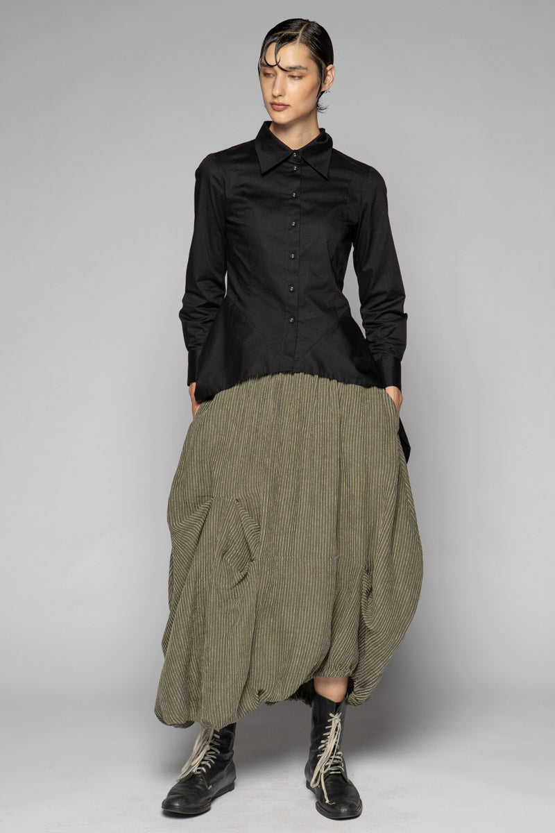 Sabiro Black Long Shirt