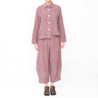 Jacs Bella Check Plum Jacket