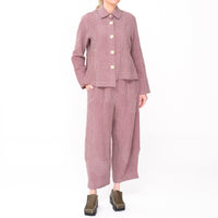 Jacs Bella Check Plum Jacket