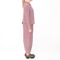 Alpha Plum Check Bella Pant