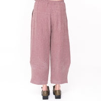 Alpha Plum Check Bella Pant