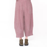 Alpha Plum Check Bella Pant