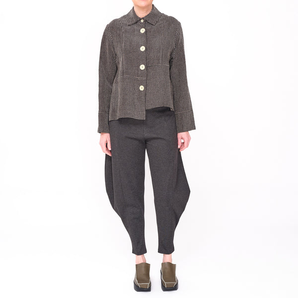 Jacs Bella Check Black Jacket