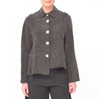 Jacs Bella Check Black Jacket