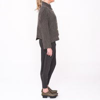 Jacs Bella Check Black Jacket