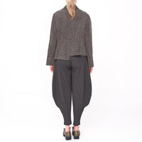Jacs Bella Check Black Jacket