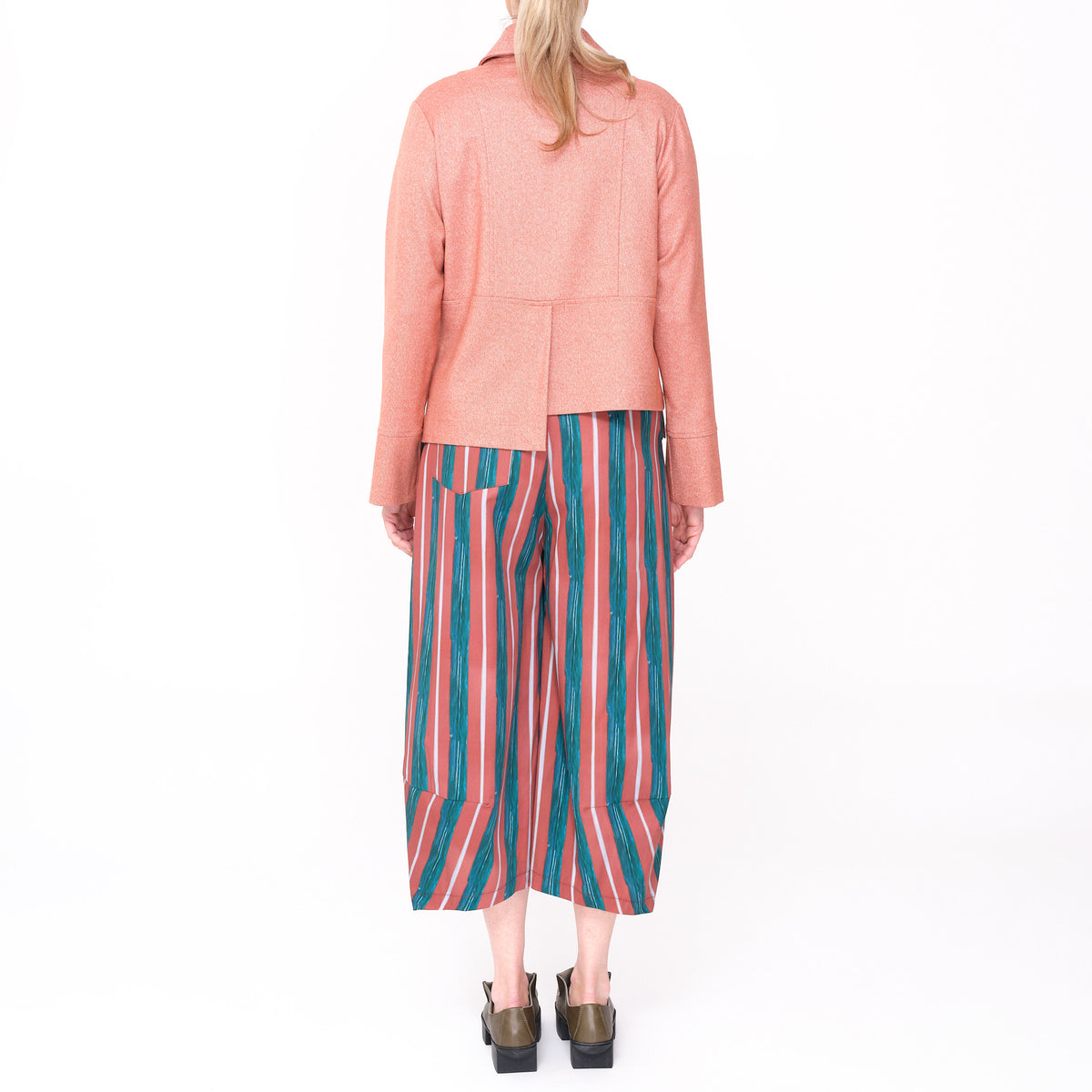 Nova Orange Stripe Pant