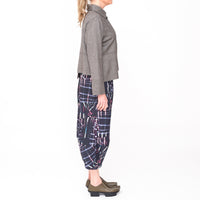 Nova Purple Check Pant