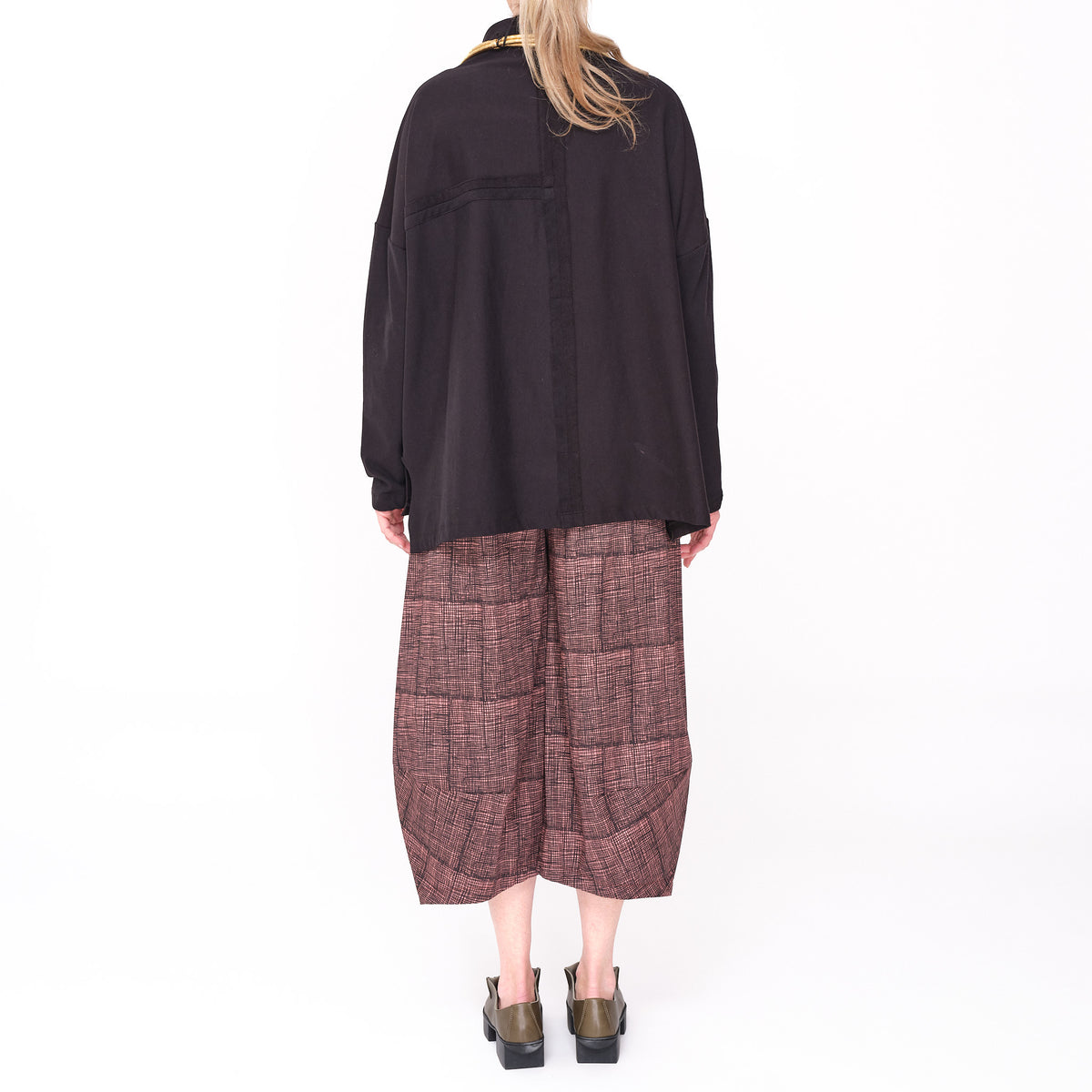 Nova Orange Grid Pant
