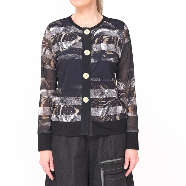 Button Cardi Koi