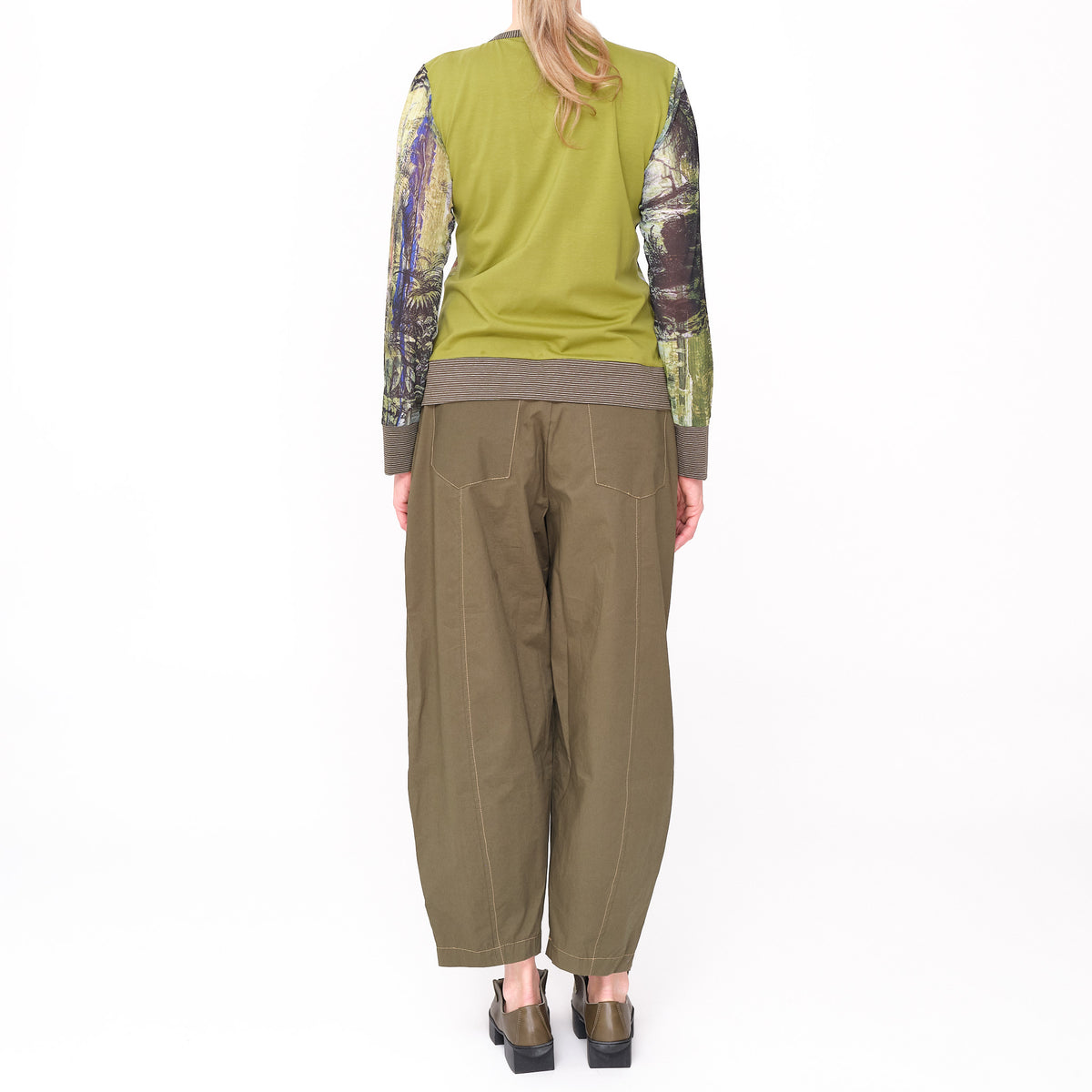 Button Cardi Lime Paradise