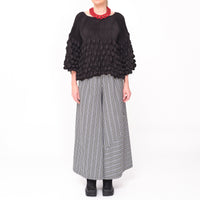 Palazzo Grey Stripe Pant