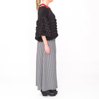 Palazzo Grey Stripe Pant