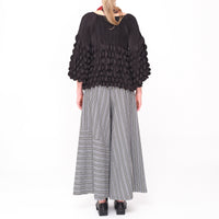 Palazzo Grey Stripe Pant