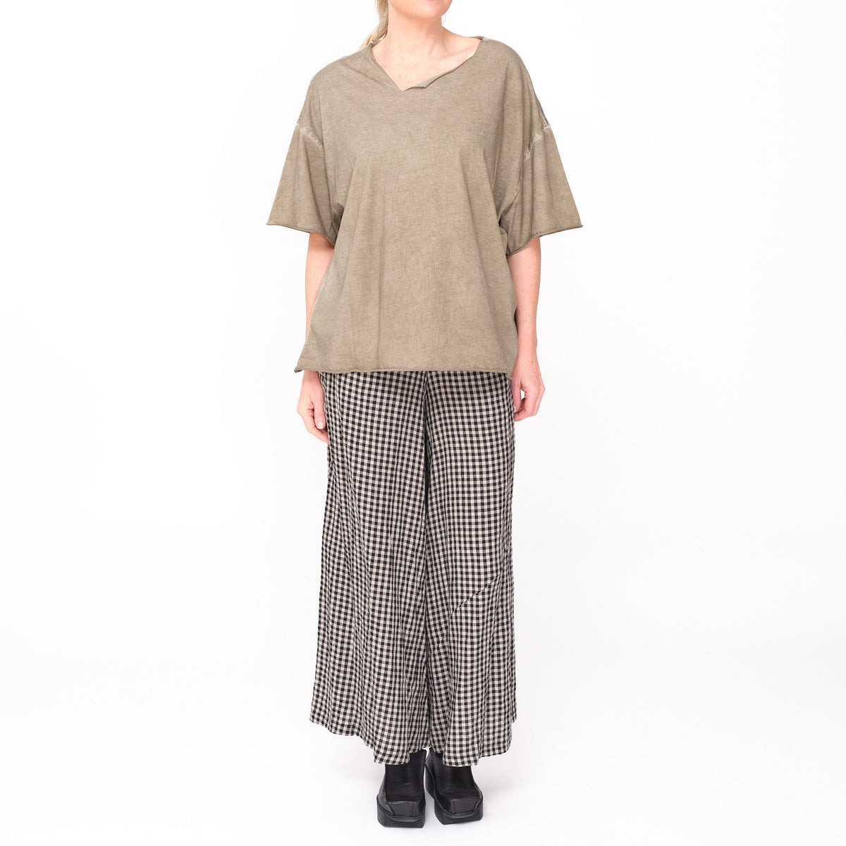3924 Doca Harbour Khaki Top