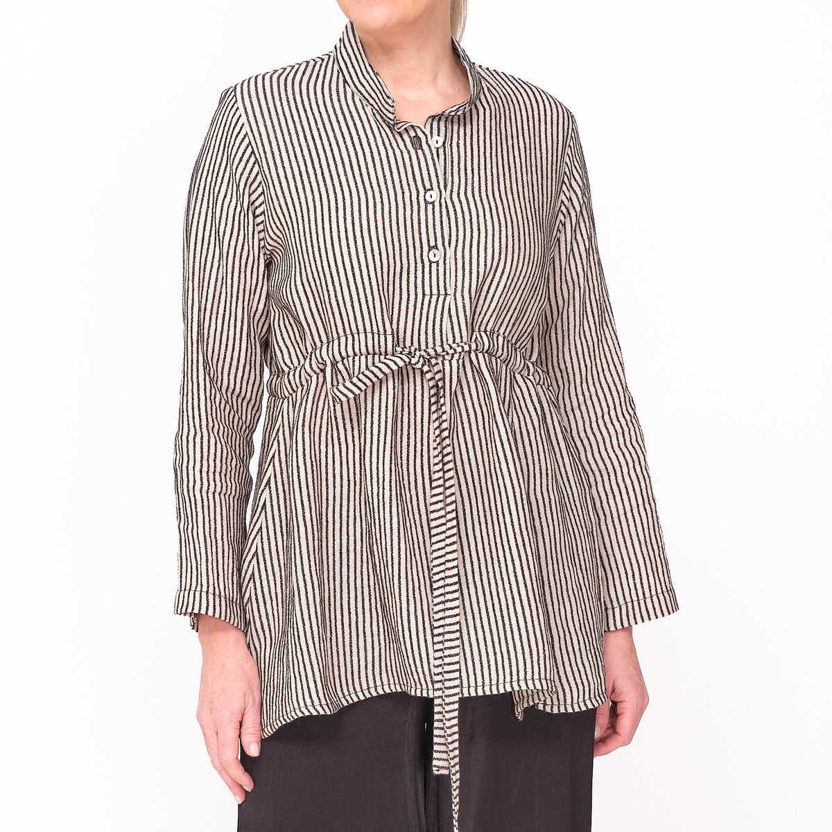 Juniper Ivory Black Shirt