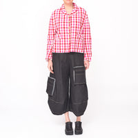 261126 Juliana Jacket Red Pink Check
