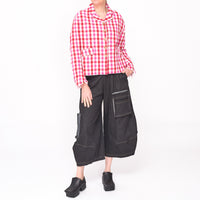 261126 Juliana Jacket Red Pink Check