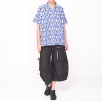 261153 Samantha Blue Flowers Shirt